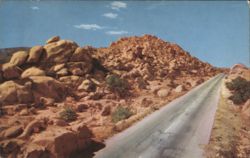 Highway Through Texas Canyon, US 86, Arizona Postcard