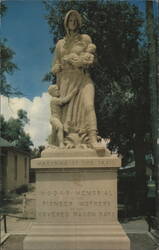 Madonna of the Trail Statue, Springerville, AZ Postcard