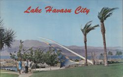 Lake Havasu City Hotel & Resort with Modern Architecture Postcard