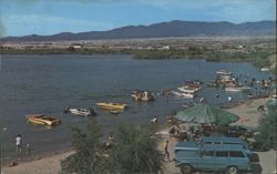 Lake Havasu City AZ, Camp Grounds, Beaches, Water Sports Postcard