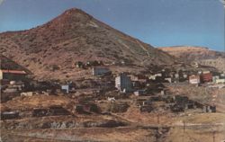 Jerome, Arizona Mining Town on Cleopatra Mountain Postcard