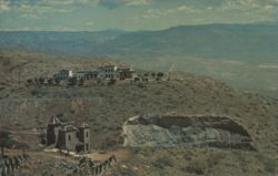 Douglas Memorial Mining Museum, Powder Box Church, Jerome AZ Postcard