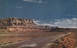 Vermillion Cliffs, US Highway 89, Arizona Postcard