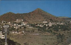 Jerome, AZ Lively Ghost City Hillside Town View Postcard
