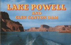 Lake Powell and Glen Canyon Dam - Last Chance Canyon Postcard