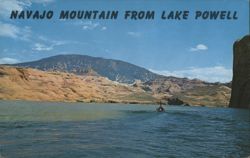 Navajo Mountain from Lake Powell, Glen Canyon Recreation Area Postcard