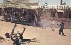 Legend City Western Gunfight Show, Phoenix-Tempe, AZ Postcard