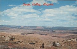 Verde Valley Arizona View of Clarkdale & Cottonwood Postcard