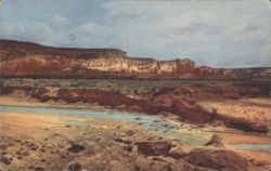 Red Rocks on Route 66, Arizona-New Mexico State Line Postcard