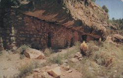 Walnut Canyon National Monument Cliff Dwellings, Arizona Postcard