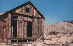 Ghost Town Building, White Hills, Arizona Postcard