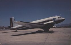 Douglas Super DC-3/C-117 N30000 at Tucson International Airport Postcard