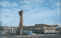 Imperial '400' Motel with Tall Sign, Tucson, Arizona Postcard