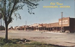 Old Town Wickenburg, Arizona Main Street View Postcard