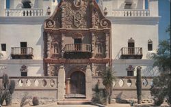 Mission San Xavier del Bac Facade, Tucson, Arizona Postcard