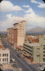 Stone Avenue, Tucson - Valley National Bank & Hotels Postcard