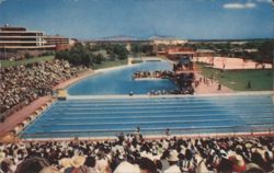 Olympic Swimming Pool, National University of Mexico Postcard