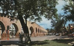 Colonial Arches Aqueduct, Morelia, Mexico Postcard