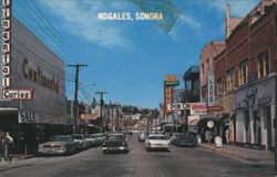 Obregon Avenue, Nogales, Sonora, Mexico Postcard