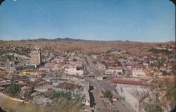 Panoramic View of Nogales, Sonora, Mexico - Divisor Line Postcard
