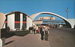 Mexico Immigration Station with Arches, Nogales Postcard