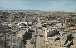International Boundary Fence, Nogales, Arizona & Mexico Postcard
