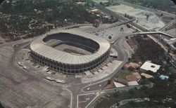 Aerial View of 105,000 Seat Aztec Stadium, Mexico City Postcard