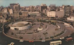 Panoramic View of Metro Insurgentes Terminal, Mexico City Postcard