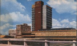 Ciudad Universitaria, Rectoría-Mural de Juan O'Gorman Postcard