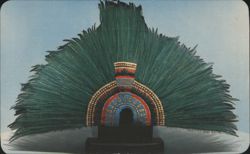 Moctezuma's Headdress, National Museum of Anthropology Postcard