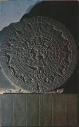 Aztec Calendar Stone, National Museum of Anthropology Postcard