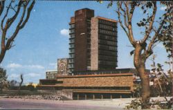 Main Building, Ciudad Universitaria, Mexico City Postcard