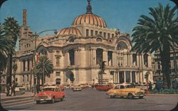 Palace of Fine Arts, Mexico City Postcard