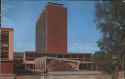 National University of Mexico, Science Buildings, Chavez Morado Mural Postcard