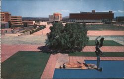 National University of Mexico Campus with Eppens Mural Postcard