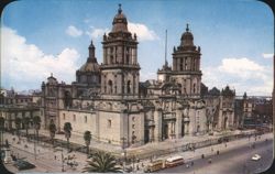 Metropolitan Cathedral, Mexico City Postcard