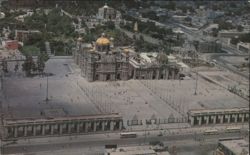Panoramic View of the Shrine of Guadalupe, Mexico City Postcard