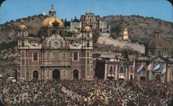 Basilica de Guadalupe, Mexico City, Yearly Pilgrimage Postcard