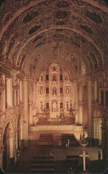 Interior View of Santo Domingo Church, Oaxaca Postcard