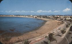 Playa Norte from Paseo Claussen, Mazatlán Postcard