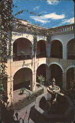 Ex-Convent of the Cross Interior Courtyard, Querétaro Postcard