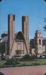 Parish Temple and Chapel, Reynosa, Mexico Postcard