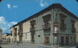 House and Statue of Don Ignacio Allende, San Miguel de Allende Postcard