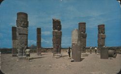 Tula Toltec Atlantes, Hidalgo, Mexico Postcard