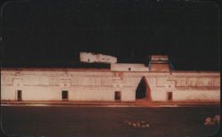 Uxmal Light and Sound Show, Yucatan, Mexico Postcard