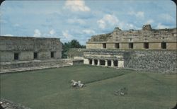 Temple of Venus, Quadrangle of the Nuns, Uxmal Postcard