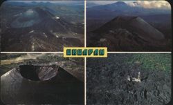 Aerial Views of Paricutin Volcano, Uruapan, Mexico Postcard