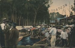 Xochimilco Floating Gardens, Mexico City Postcard