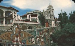 Hotel Posada de la Misión, Juan O'Gorman Mural, Taxco Postcard