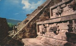 Quetzalcoatl Temple, Teotihuacan, Mexico Postcard